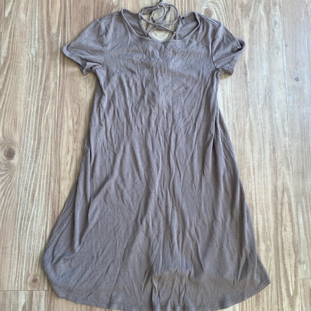 Lace Up Onesie Dress - Picture 3 of 6